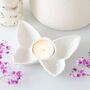 White Butterfly Tealight Candle Holder For Her, thumbnail 1 of 2