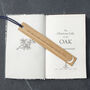 Personalised Gift Oak Bookmark Sun, Stars And The Moon, thumbnail 4 of 8