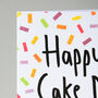 Happy Cake Day Birthday Card, thumbnail 10 of 11