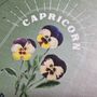 Capricorn Birth Flower Gift Pouch, thumbnail 3 of 7