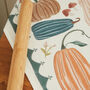 Personalised Autumn Pumpkin Tea Towel, thumbnail 2 of 4