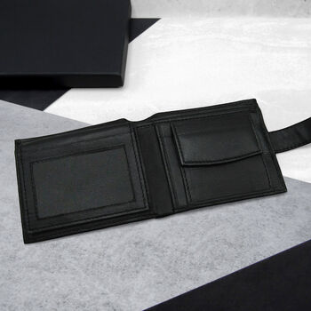 Personalised Men's Leather Rfid Bifold Wallet, 3 of 5