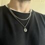 Gold Plated Octagon Steel Pendant Necklace For Men, Mens Necklace, thumbnail 10 of 12
