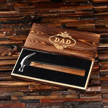 Personalised Hammer Wooden Box Engraved, 2 of 12