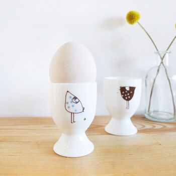 Pair Of Hen Egg Cups, 3 of 5
