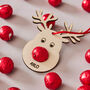 Chocolate Reindeer Decoration Christmas Stocking Filler, thumbnail 4 of 4