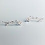 Sterling Silver Crystal Star Ear Climber Earrings, thumbnail 3 of 6