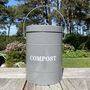 Kitchen Compost Caddy Bin In French Grey, thumbnail 1 of 5