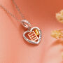 Sterling Silver Accountant Abacus Necklace Personalised, thumbnail 1 of 7
