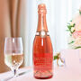 Engraved Bottle Of Rose Champagne, thumbnail 1 of 2