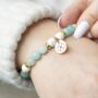 Amazonite Beaded Bracelet Essential Oil Gift Set For Abundance, thumbnail 1 of 3