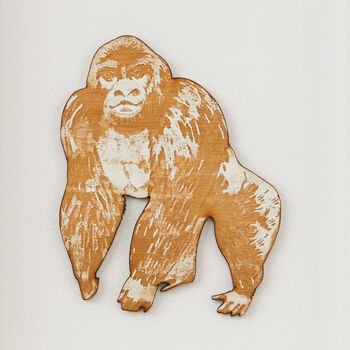 Personalised Gorilla Wall Art New Baby Gift, 4 of 5