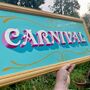 'Carnival' Gold Leaf Typography Wall Art Sign, thumbnail 5 of 8