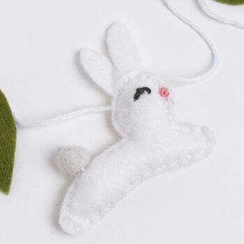 Carrot And Rabbit Garland Felt Craft Kit, 4 of 5