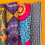 African Print Cotton Fat Quarters Five Pack, thumbnail 1 of 4