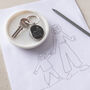 Personalised Mummy And Me Child's Drawing Keyring, thumbnail 1 of 5
