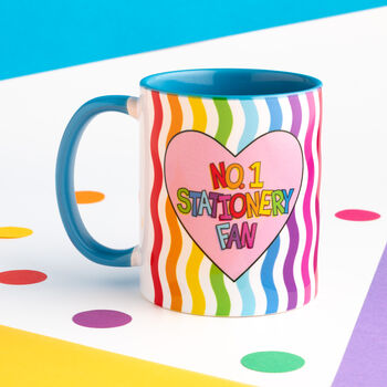 Number One Stationery Fan Mug, 3 of 3