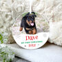 Pet Photo Ceramic Disc Hanging Decoration Bauble + Gift Box, thumbnail 3 of 6