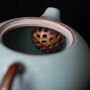 Crackle Glaze Teapot – Ru Series, thumbnail 4 of 5