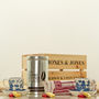 Espresso And Vintage Wedgwood Willow Gift Hamper Crate, thumbnail 3 of 5