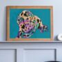 Custom Pet Portrait Personalised Dog Cat Art Gift, thumbnail 4 of 6