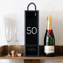 Personalised Birthday Bottle Box Modern Font, thumbnail 4 of 7
