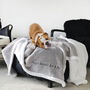 Personalised Me And My Pet Grey Blanket, thumbnail 1 of 3