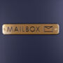 G Decor Premium Lacquered Polished Brass Door Sign Engraved Beware Of The Dog Or Mailbox Plaque For Indoor Or Outdoor Display, thumbnail 3 of 3