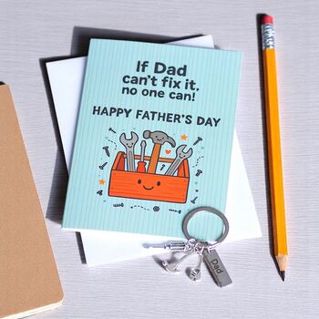 Dad Can Fix It Keyring Gift, 4 of 6