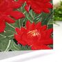 Botanical Impression Chrysanthemum Christmas Card, thumbnail 2 of 3