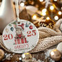 Personalised Baby's First Christmas Bauble Keepsake, thumbnail 4 of 5