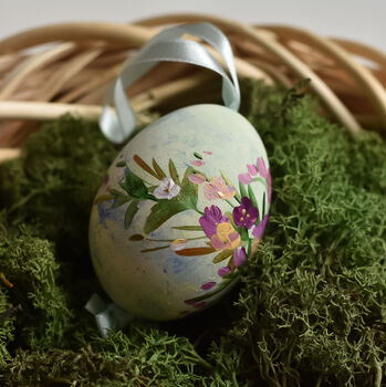 Hand Painted Easter Egg Flowers, 3 of 4