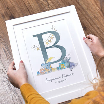 New Baby Initial Print, 2 of 3
