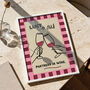 Personalised Partners In Wine Funny Friend Print, thumbnail 1 of 12