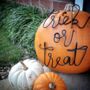 Halloween 'Trick Or Treat' Words For Pumpkin Decorating, thumbnail 3 of 6