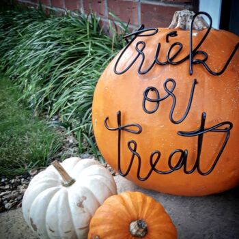 Halloween 'Trick Or Treat' Words For Pumpkin Decorating, 3 of 6