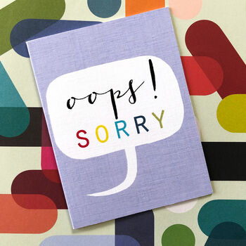 Mini Oops! Sorry Card, 4 of 5