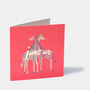 Giraffes 'Just Us' Valentine's Day Greeting Card, thumbnail 1 of 2