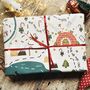 North Pole Magical Map Christmas Wrapping Paper, thumbnail 11 of 12