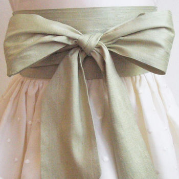 Silk Luxe Sash For Flower Girl Dresses, 9 of 10