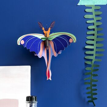 Blue Comet Butterfly Slot Together Wall Decoration, 2 of 6