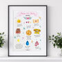 Galentines Personalised Illustrated Friend Print, thumbnail 1 of 7