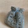 Light Blue Handcrafted Mirror Potli Bag, thumbnail 7 of 10