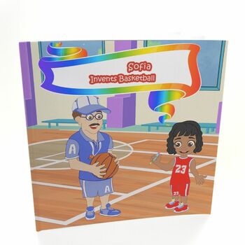 Super Personalised Book Your Child Invests Basketball, 5 of 6