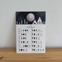 Wolf 2026 Lunar Calendar A4 Print, thumbnail 1 of 4