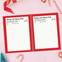 Christmas Planner A5 Personalised Christmas Organiser, thumbnail 7 of 10