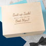 Personalised Will You Be My Best Man Gift Keepsake Box, thumbnail 1 of 4