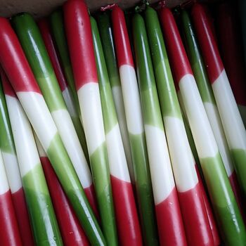 Christmas Dinner Candles | Pack Of Ten Mixed, 8 of 12