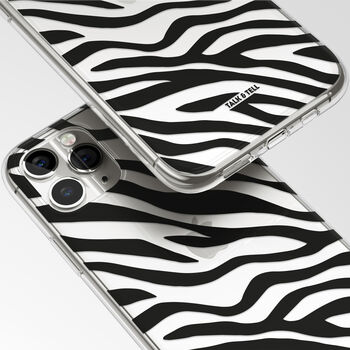 Zebra Print Phone Case For iPhone, 7 of 9