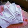 'I Bloody Love A Bit Of Brie' Embroidered T Shirt, thumbnail 2 of 8